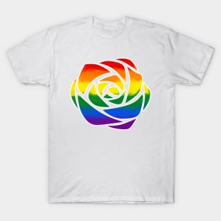 Rainbow Rose T-Shirt